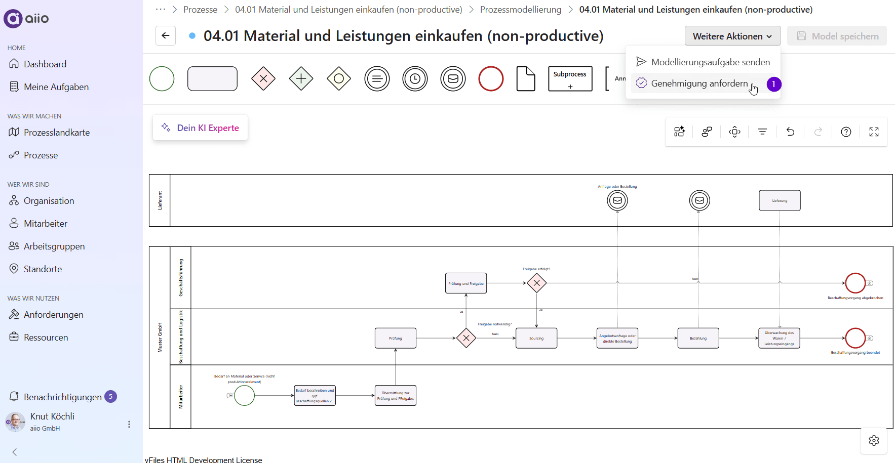Approve Processes | aiio Documentation